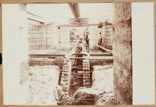 Creating the subbasement of the capitol