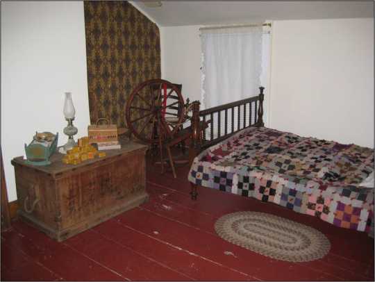 Boarder's room in the Ames-Florida_Stork House