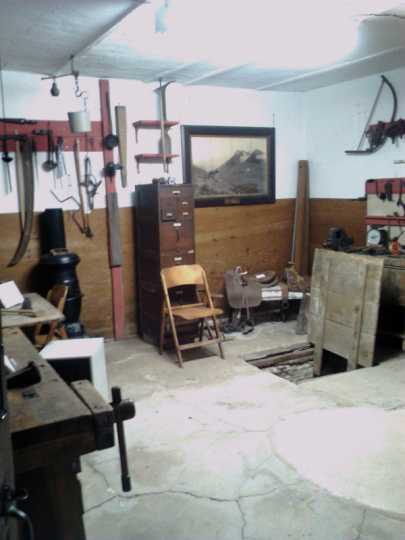 Tool room in the Ames-Florida-Stork House