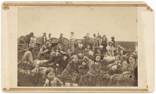 People escaping from the US–Dakota War of 1862