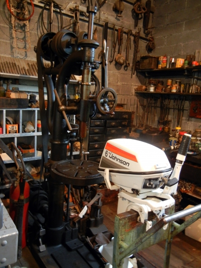 Interior of Finstad’s Auto-Marine Shop