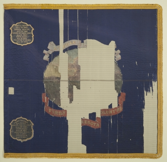 Battle flag of the First Minnesota Volunteer Infantry Regiment