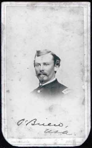 Portrait of Henry D. O'Brien, First Lieutenant, First Battalion, Minnesota Infantry Volunteers