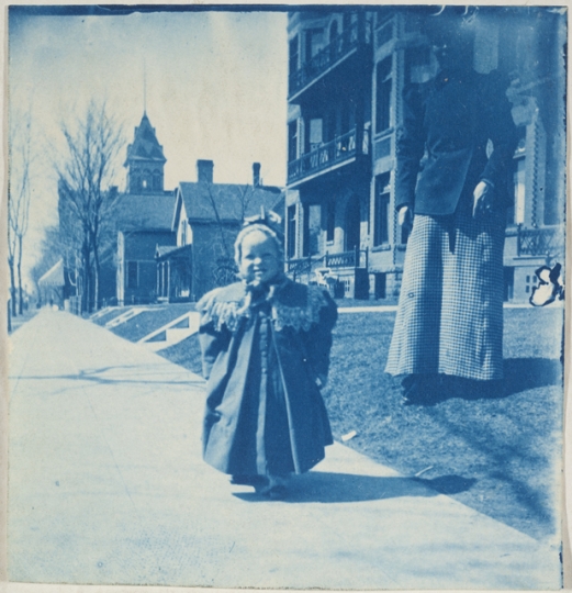 F. Scott Fitzgerald and his mother on Laurel Avenue, St. Paul