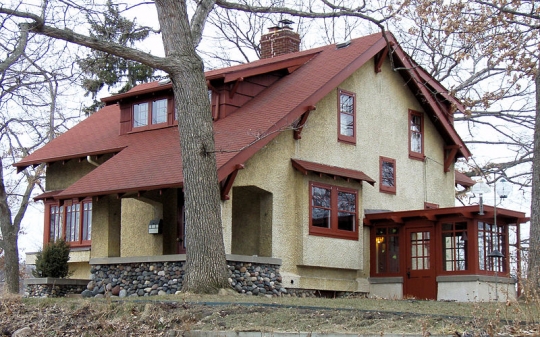 Color image of the Fournier House, 2008.