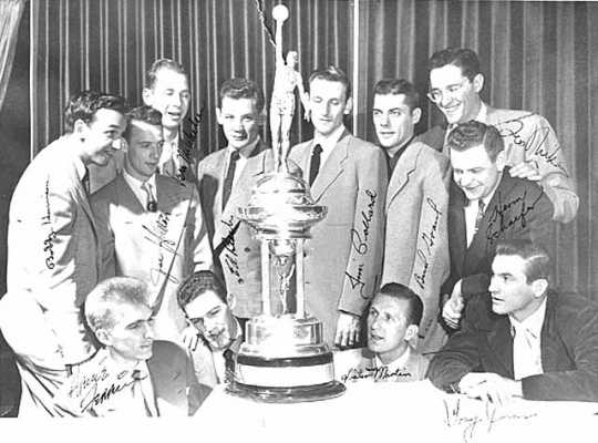 The Lakers, the NBA's first dynasty, shown in 1950.