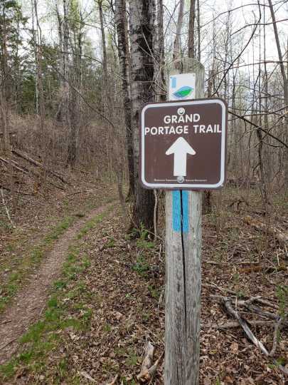 Grand Portage Trail within Jay Cooke State Park, 2018. Photograph by Jon Lurie; used with the permission of Jon Lurie.