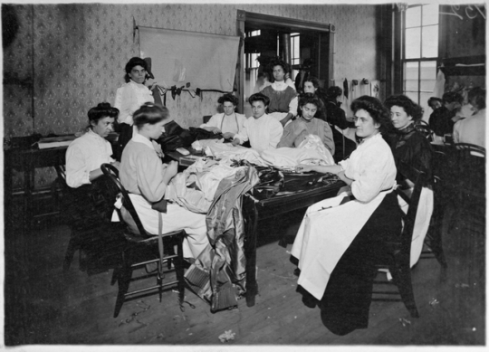Mary Molloy's dressmaking shop