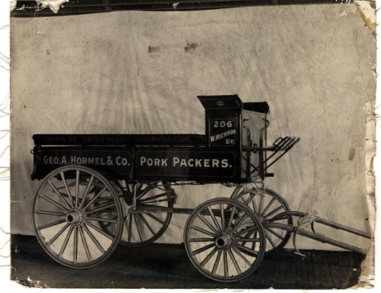 George A. Hormel and Company delivery wagon