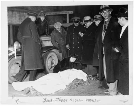 Scene of the murder of Walter W. Liggett