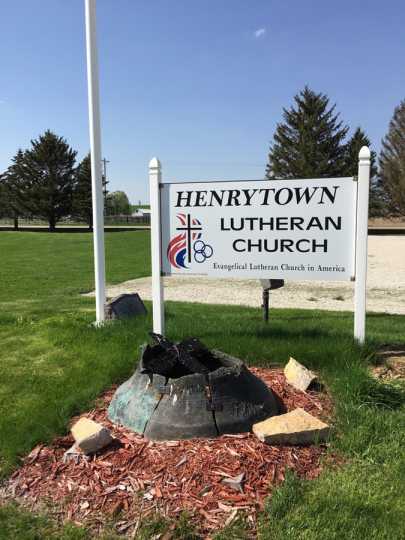 Henrytown Lutheran Church sign