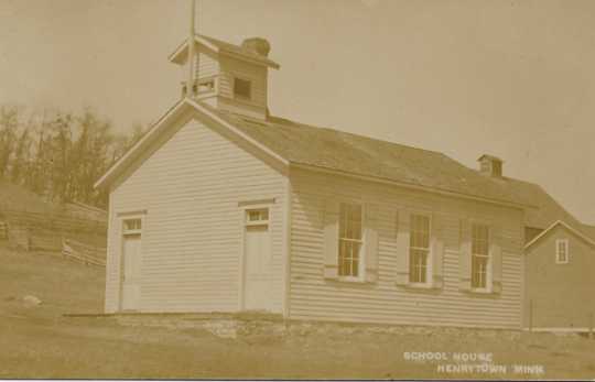 Photograph of Henrytown School, ca. 1905