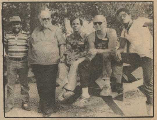 Ira Jones with Cuban refugees