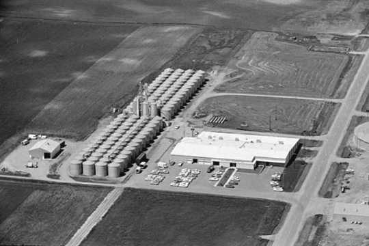 Black and white photograph of Willmar Poultry Company, Willmar, 1969.