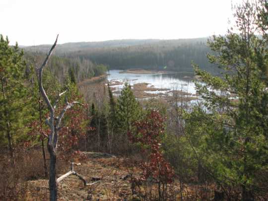 Color image of a view of Lake Vermilion. Photograph by Minnesota Department of Natural Resources Staff, October 30, 2007.