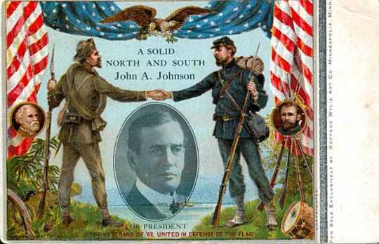 John Johnson campaign poster, 1908