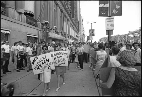 Demonstration at the 1968 Democratic National Convention