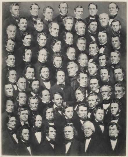 US Senate collage, 1860