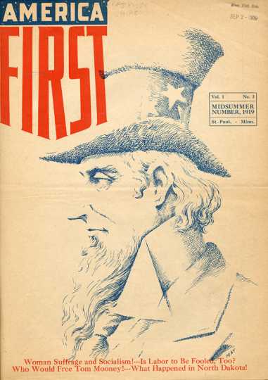 Cover of America First magazine