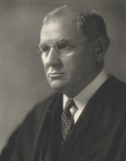 Black and white photograph of U.S. Supreme Court Justice Pierce Butler, 1930. 