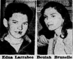Edna Larrabee and Beulah Brunelle