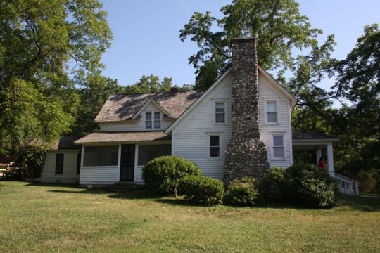 Color image of Rocky Ridge farm in Mansfield, Missouri, 2011. 