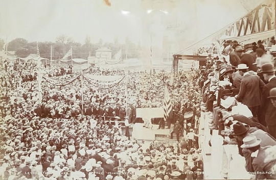 Laying the cornerstone