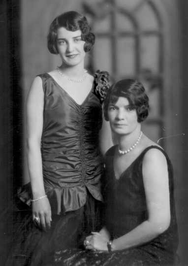 Photograph of Marion Fawcett and Viva Claire Meyers