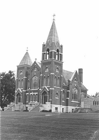 Photograph of Greenfield Lutheran Church, circa 1973