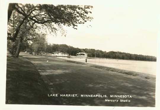 Lake Harriet and pavilion