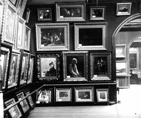 Interior view of the Walker Art Gallery (later called the Walker Art Center)