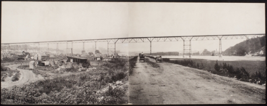 Black and white photoprint of High bridge c.1889.