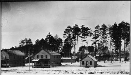 Winter in Cusson, St. Louis County, Minnesota, 1927.