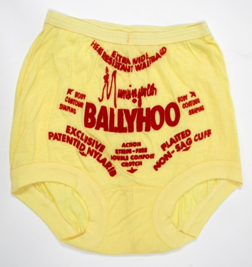 a pair of display briefs used to advertise Munsingwear's underwear 