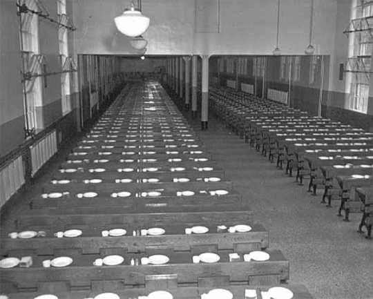 Dining hall in Minnesota State Prison, Stillwater