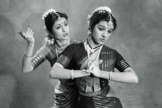 Promotional photograph of Ranee and Aparna Ramaswamy for production of Mirabai Visions