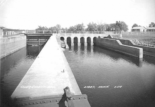 Sandy Lake Dam near McGregor, Aitkin County.