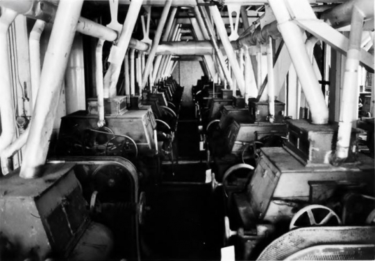 Interior of Washburn A Mill’s fifth floor