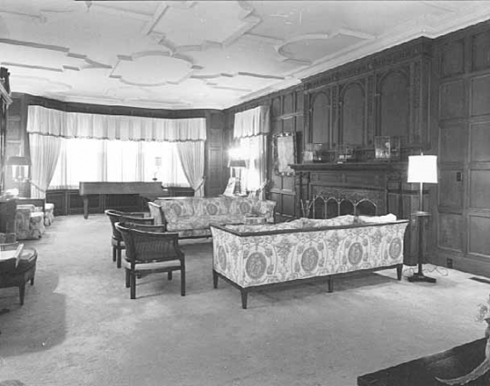 Drawing room, governor's residence