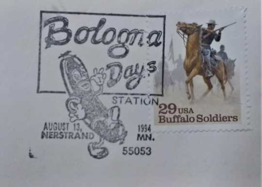 Nerstrand Bologna Days Cancellation Stamp, 1994.
