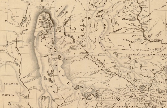 1843 Nicollet map