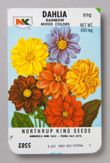 Northrup King Dahlia seed packet