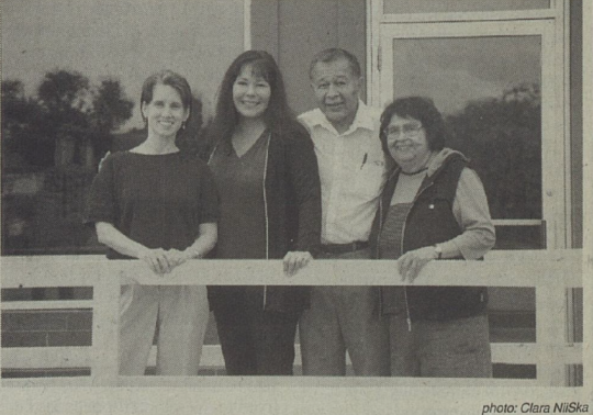 Pat Bellanger with Vince Hill, Dr. Lydia Caros, and Dr. Carol Krush