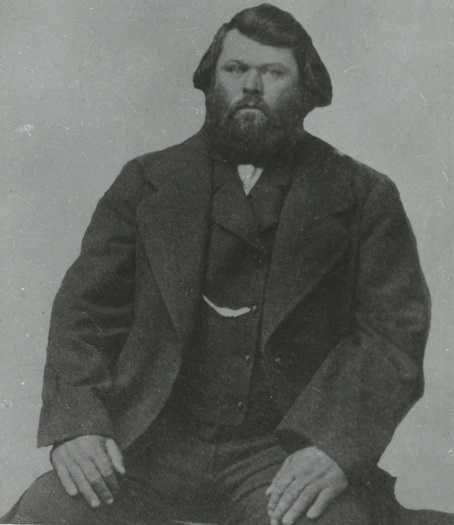 Black and white photograph of Antoine Blanc Gingras, Métis Fur Trader and member of the Minnesota Territorial Legislature, ca. 1855. 