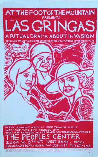 Program Cover, Nicaragua (Las Gringas), 1984.