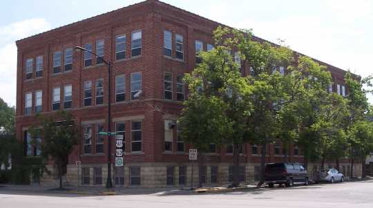 Red Wing Shoe Company, view of west side, 2010