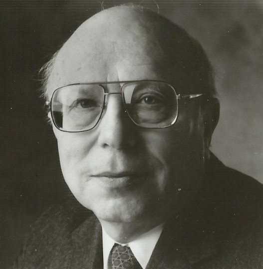 Black-and-white photograph of Rabbi Bernard Raskas.