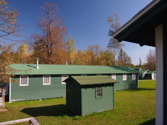 Camp Rabideau, Chippewa National Forest south of Blackduck, Minnesota, 2013. Photograph by Wikimedia user McGhiever. CC BY-SA 3.0.