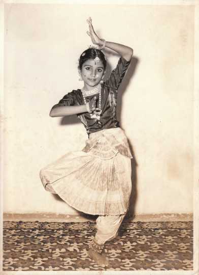 Ranee Ramaswamy dancing as a child