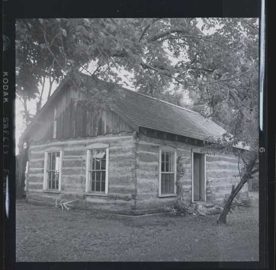One of the original Buffalo River colony cabins